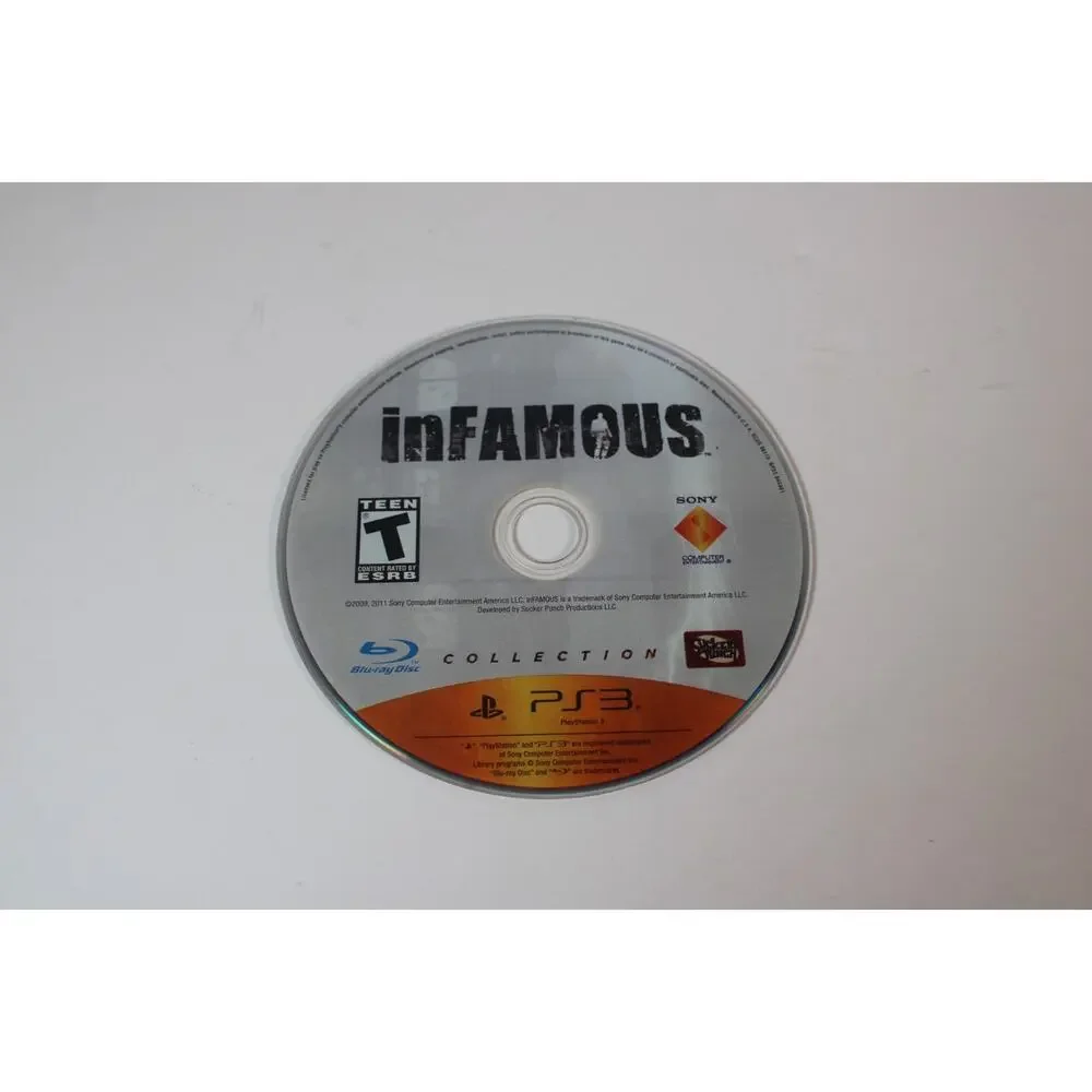 inFamous Collection (Sony PlayStation 3, PS3) Authentic, disc only, Tested/works